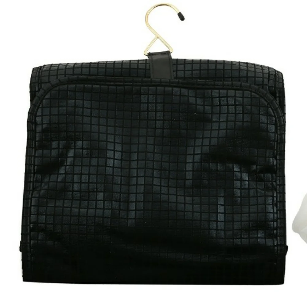 NWT Faux Leather & Nylon travel Beauty Organizer